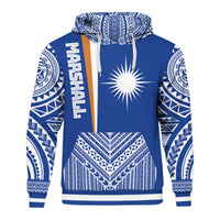 Marshall Islands Hoodie Polynesian Special Style Unisex Blue - Polynesian Pride