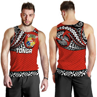 Tonga Men Tank Top Polynesian Tattoo LT6 - Polynesian Pride