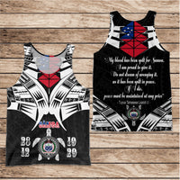 Samoa Black Saturday Men Tank Top 28 Dec 1929 Visual Arts - Black LT9 Black - Polynesian Pride