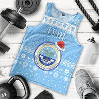 Federated States of Micronesia Christmas Men Tank Top Simple Style - FSM Seal LT8 - Polynesian Pride