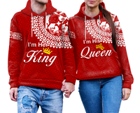 Valentine Day Tonga Couple Love Hoodie Tongan Turtle LT12 - Polynesian Pride