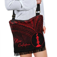 New Caledonia Boho Handbag - Red Color Cross Style - Polynesian Pride