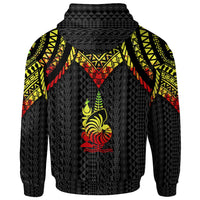 New Caledonia Zip up Hoodie Polynesian Armor Style Reagge - Polynesian Pride