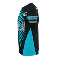 Fiji T Shirt Rugby With Palm Leaf - Polynesian Pride
