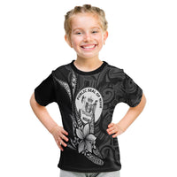 Niue Custom T Shirt Fish With Plumeria Flowers Style - Polynesian Pride