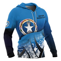 Northern Mariana Island Coat of rms Hoodie Polynesian Pattern - Polynesian Pride