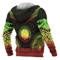 Northern Mariana Island Polynesian Chief Custom Hoodie Reggae Version - Polynesian Pride