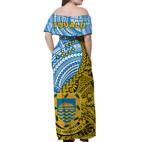 Tuvalu 1978 Matching Dress and Hawaiian Shirt Happy 44th Independence Anniversary Polynesian Pattern LT14 - Polynesian Pride