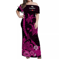 Custom New Caledonia Valentine Couple Matching Dress and Hawaiian Shirt My Sunshine Polynesia Turtle Pink LT14 - Polynesian Pride