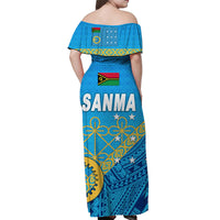 Sanma Province Vanuatu Matching Hawaiian Shirt and Dress Pattern Unique Style LT8 - Polynesian Pride