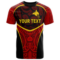 Papua New Giunea Custom T Shirt Sport Style Unisex Black - Polynesian Pride