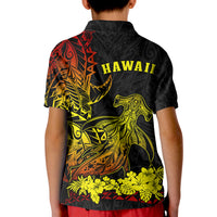 Hawaii Polynesian Polo Shirt KID Wild Hammerhead Sharks Fresh Life LT13 - Polynesian Pride