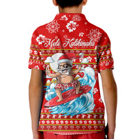 Hawaii Christmas Santas Surf Mele Kalikimaka Polo Shirt LT2 - Polynesian Pride