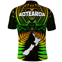 New Zealand Polo Shirt Aotearoa Fern Hei Tiki Special Style LT13 - Polynesian Pride