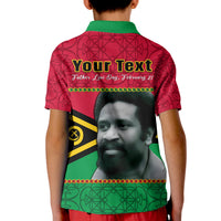 Custom Vanuatu Polo Shirt Vanuatuan Flag Sand Drawing Happy Father Lini Day LT14 - Polynesian Pride