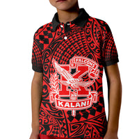 Hawaii Polo Shirt Kalani High School Tribal Kakau LT14 - Polynesian Pride