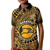 Hawaii Polo Shirt Nanakuli High and Intermediate School Tribal Kakau LT14 - Polynesian Pride
