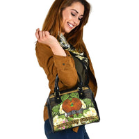 Papua New Guinea Shoulder Handbag - Polynesian Gold Patterns Collection - Polynesian Pride