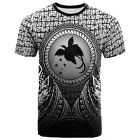 Papua New Guinea T Shirt Circle Pattern Black Unisex Black - Polynesian Pride