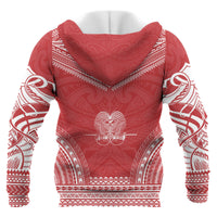 Papua New Guinea Polynesian Chief Custom Zip up Hoodie Flag Version Unisex Blue - Polynesian Pride