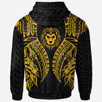Pohnpei Hoodie Micronesian Lion Head Gold Style - Polynesian Pride
