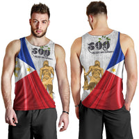 Philippines Men's Tank Top - 500th Victory And Humanity Style Flag - Polynesian Pride