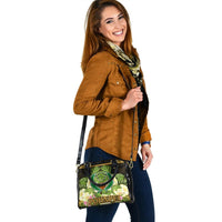 Pohnpei Shoulder Handbag - Polynesian Gold Patterns Collection - Polynesian Pride