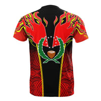 Pohnpei T Shirt Micronesian Pattern With Fire - Polynesian Pride