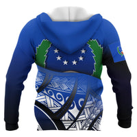 Pohnpei Coat of Arms Zip up Hoodie Polynesian Pattern - Polynesian Pride