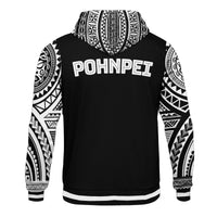 Pohnpei Hoodie Polynesian Special Black Style - Polynesian Pride