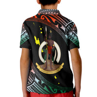 Vanuatu Proud To Be A Ni-Van - Polynesian Pattern Polo Shirt KID - Penama Province LT7 - Polynesian Pride