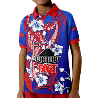 Custom Special Samoa FAST Party Polo Shirt Tribal Samoan Hibiscus Design LT9 - Polynesian Pride