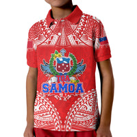 Custom Toa Samoa Polynesian Rugby Polo Shirt Samoan Flag Red Color LT9 - Polynesian Pride