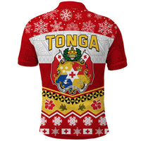 Tonga Christmas Kilisimasi Fiefia Coat Of Arms Polo Shirt LT9 - Polynesian Pride