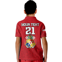 Custom Polynesian Pride Tonga Rugby Tongan Kupesi Ngatu Design Polo Shirt LT9 - Polynesian Pride