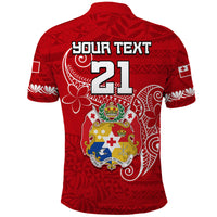 Custom Tonga Mate Maa Rugby Kupesi Polo Shirt LT9 - Polynesian Pride