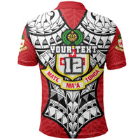 Custom Kolisi Tonga Polo Shirt Mate Maa Tonga Unique Polynesian Style - Polynesian Pride