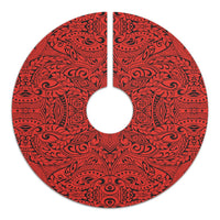 Polynesian Culture Red Tree Skirt - Polynesian Pride