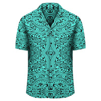 Polynesian Culture Turquoise Hawaiian Shirt - Polynesian Pride