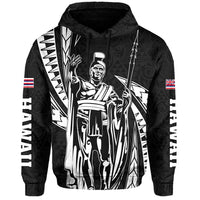 Polynesian King Kakau Turtle Gray Hoodie Mega Style - Polynesian Pride