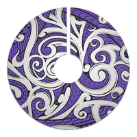 Polynesian Maori Ethnic Ornament Violet Tree Skirt - Polynesian Pride