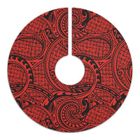 Polynesian Maori Lauhala Red Tree Skirt - Polynesian Pride