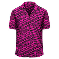 Polynesian Nation Pink Hawaiian Shirt - Polynesian Pride