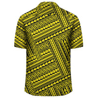 Polynesian Nation Yellow Hawaiian Shirt - Polynesian Pride