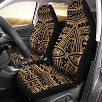 Polynesian Seamless Gold Car Seat Cover - Polynesian Pride