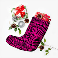 Polynesian Seamless Pink Christmas Stocking - Polynesian Pride