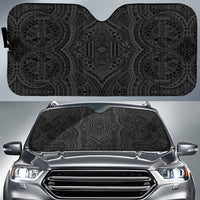 Polynesian Symmetry Car Sun Shade Auto Sun Shade Universal Fit Gray - Polynesian Pride