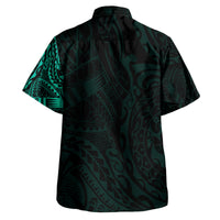 Polynesian Hawaiian Shirt - Polynesian Tattoo Style Version 2 Turquoise - Polynesian Pride
