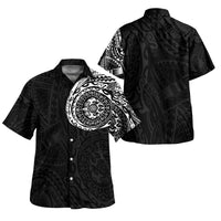 Polynesian Hawaiian Shirt - Polynesian Tattoo Style Version 2 White - Polynesian Pride
