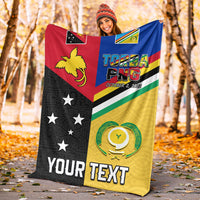 (Custom Personalised) Torba PNG Day Premium Blanket 2022 Simple Polynesia LT13 - Polynesian Pride